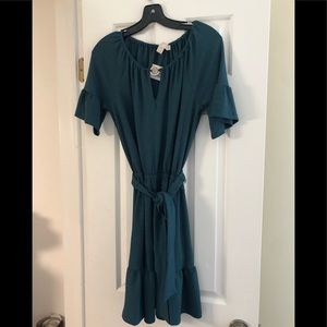 Michael Michael Kors Ruffle Hem Dress  XS NWT